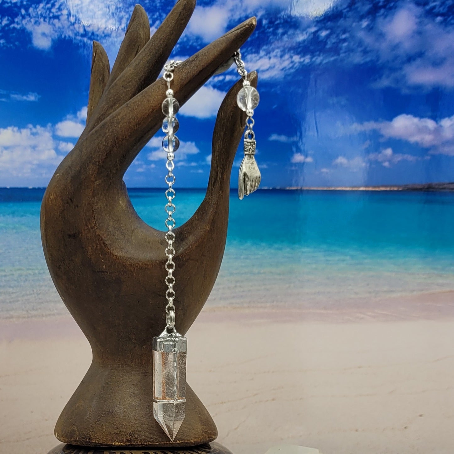 Clear Quartz Pendulum