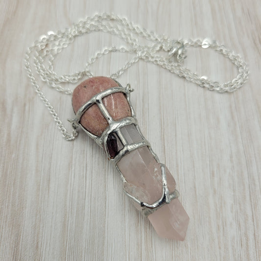Passion Crystal Wand Necklace