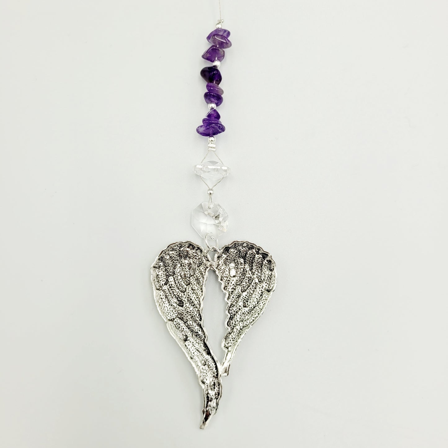 Angel x large wing Crystal Charm Suncatcher