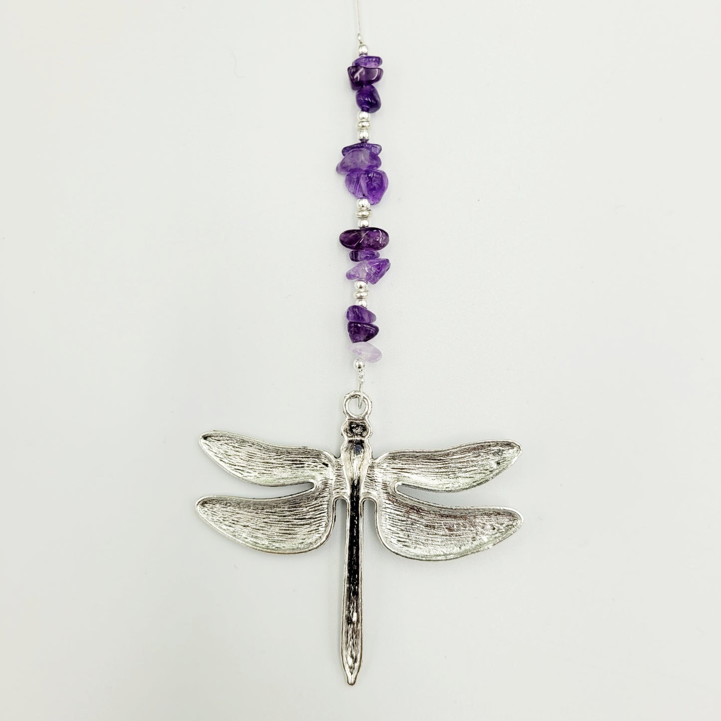 Dragonfly Stone Large Crystal Charm Suncatcher