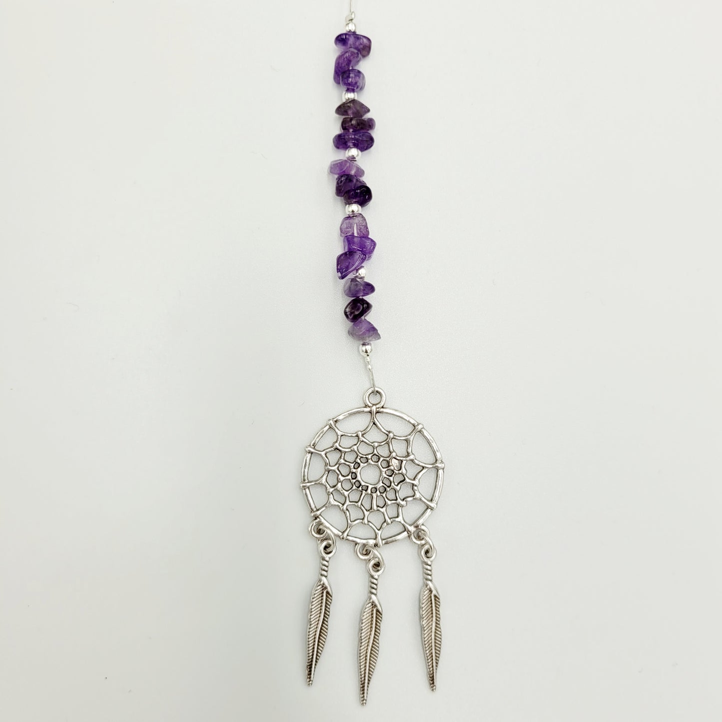 Dream Catcher Stones Crystal Charm Suncatcher