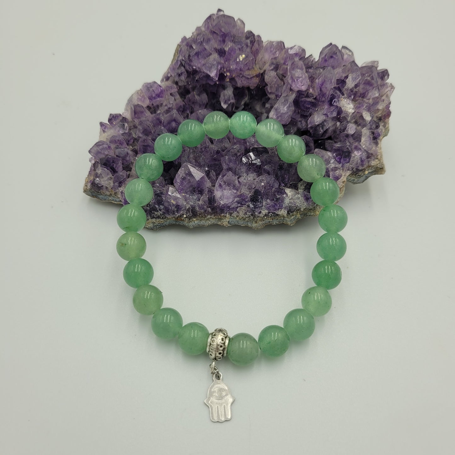 Bracelet Aventurine 8mm / Hamsa