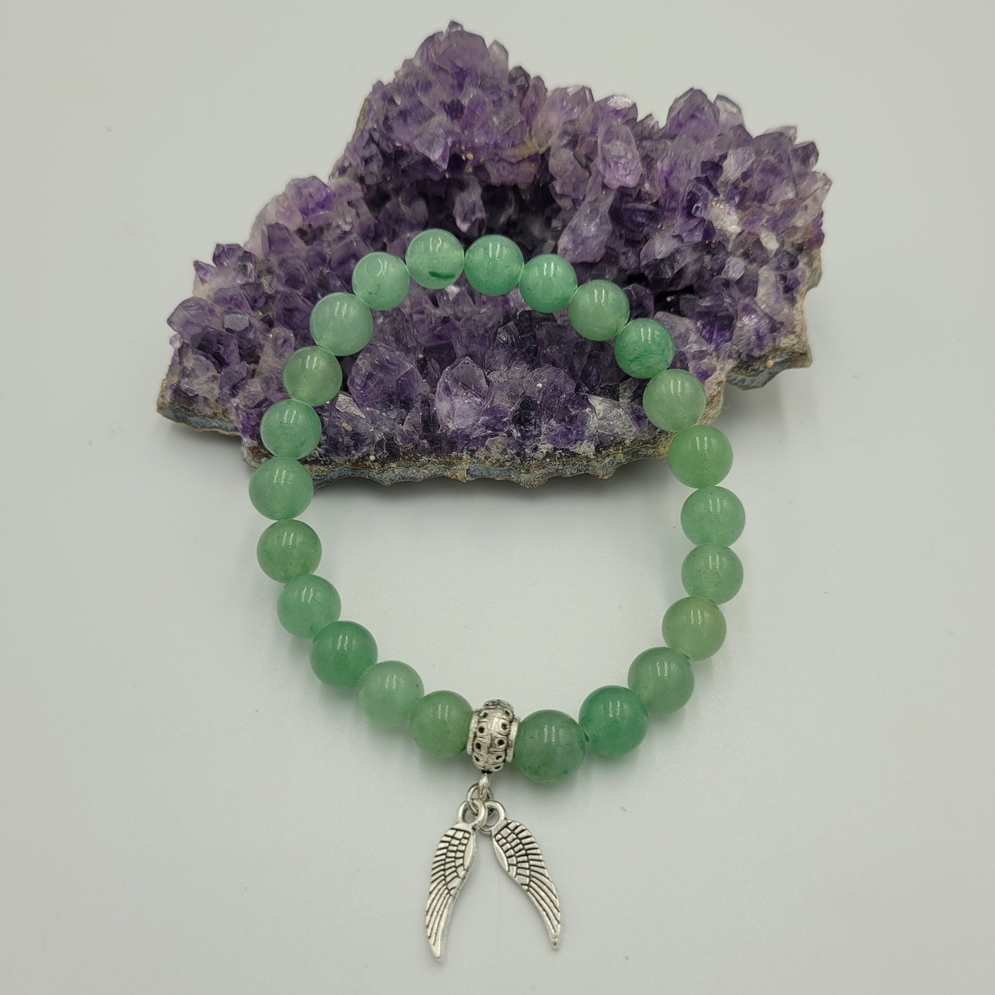 Bracelet Aventurine 8mm / Wings