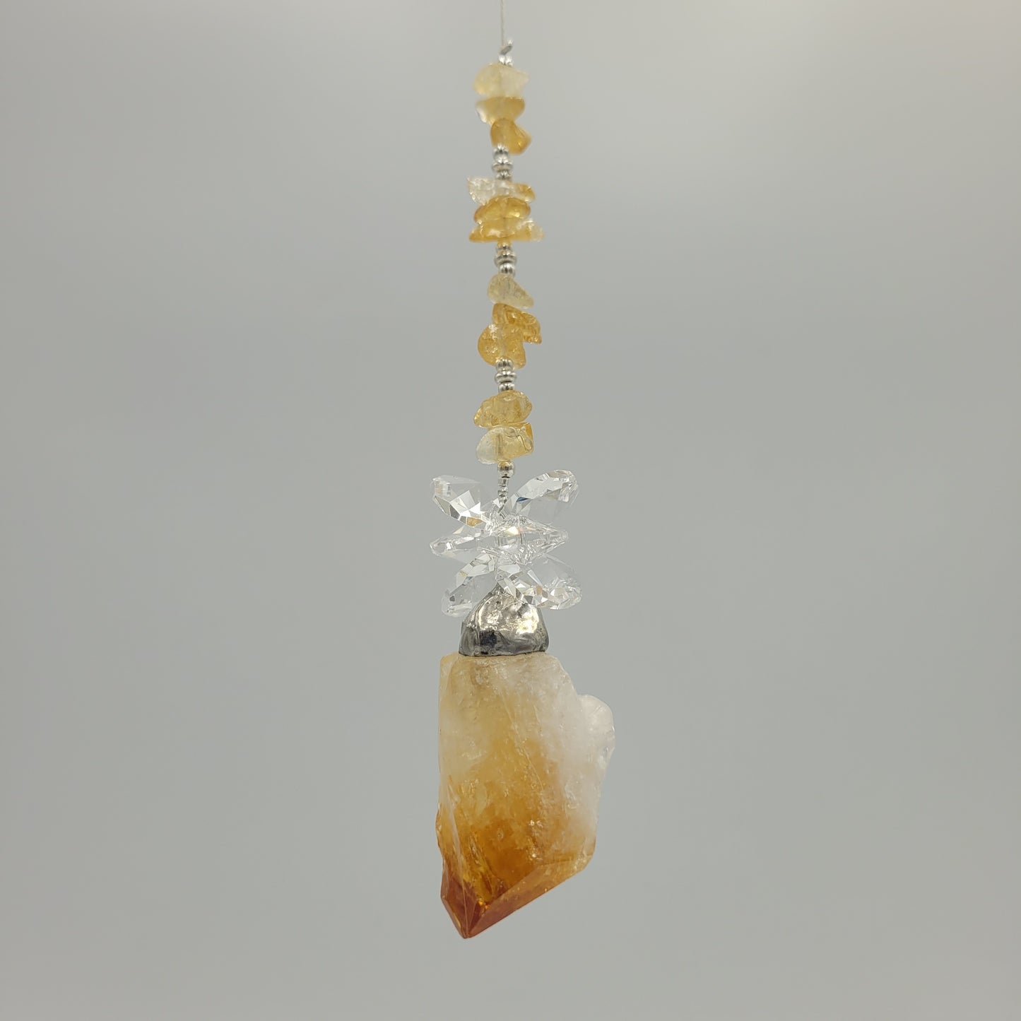 Hanging Cluster Citrine Stone