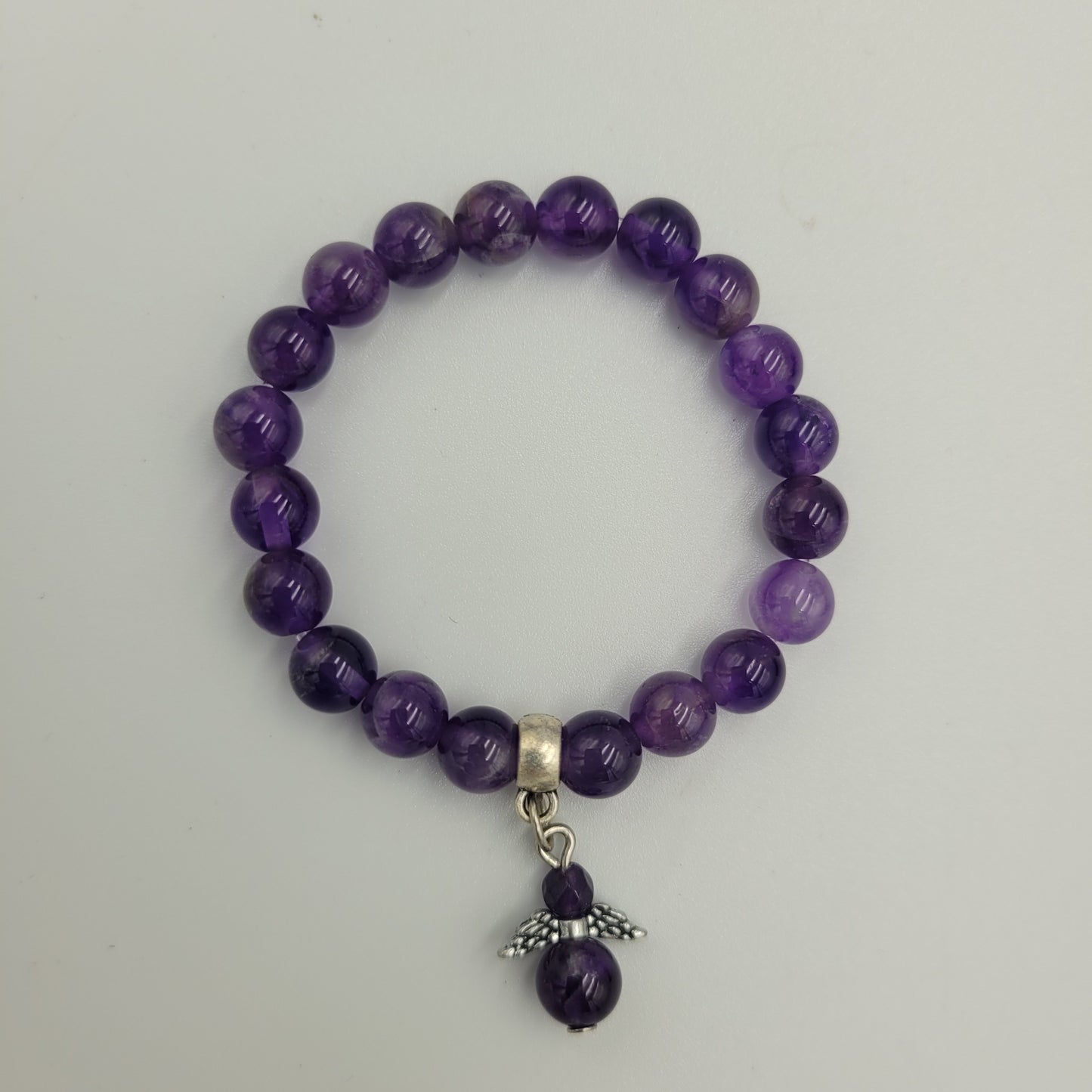 Amethyst Kids Angel Bracelet