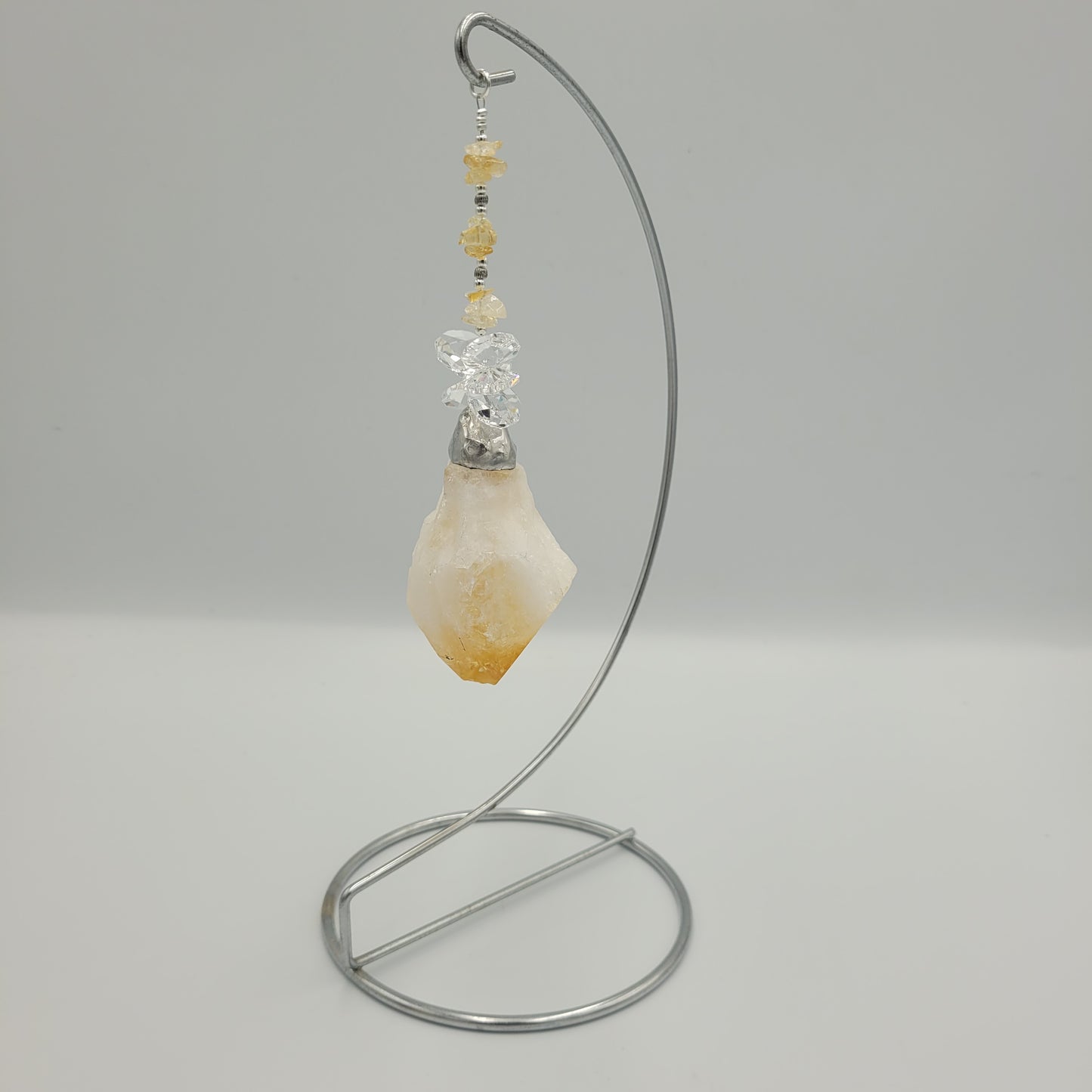 Citrine Cluster Stone with Stand