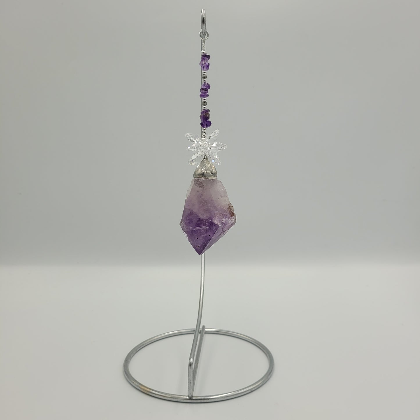 Amethyst Cluster Stone with Stand