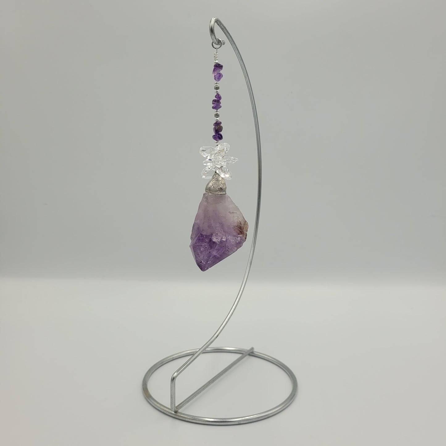 Amethyst Cluster Stone with Stand