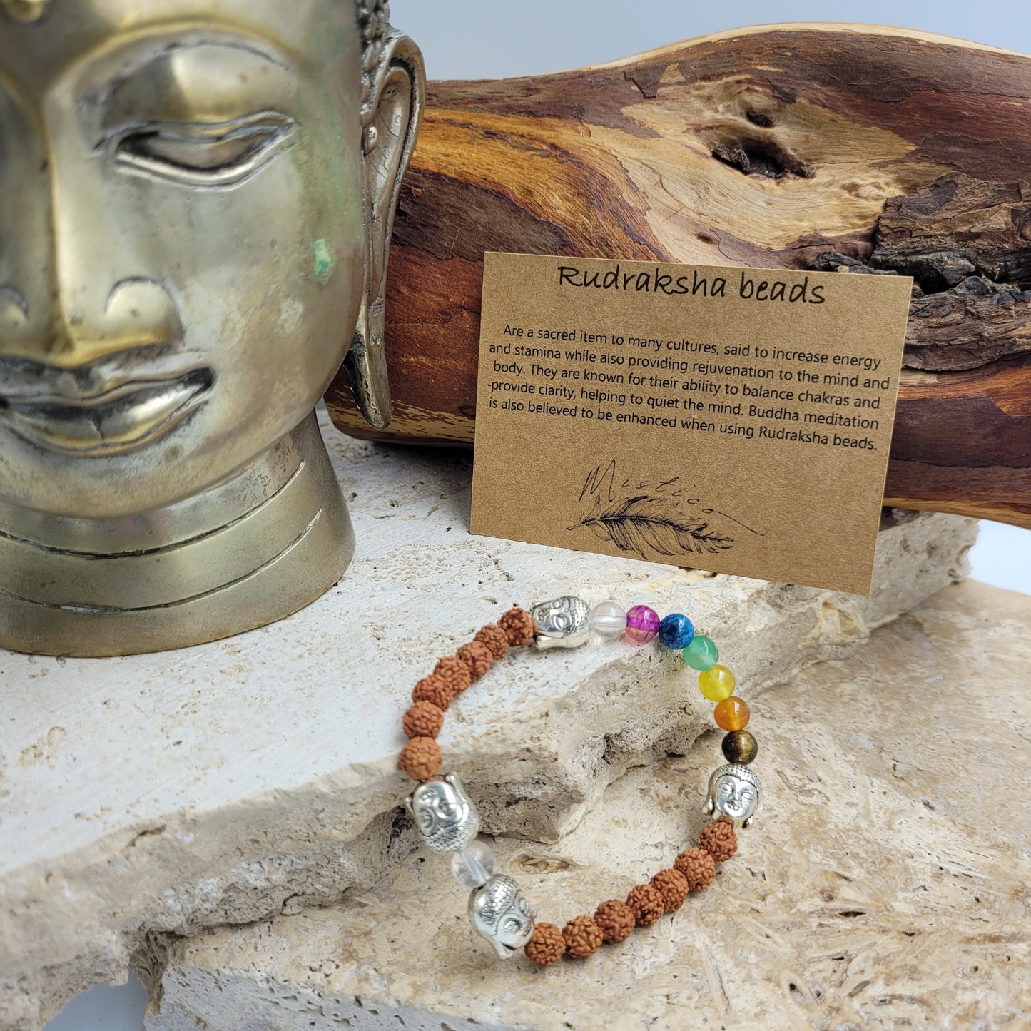 Rudraksha Chakra Balance Bracelet