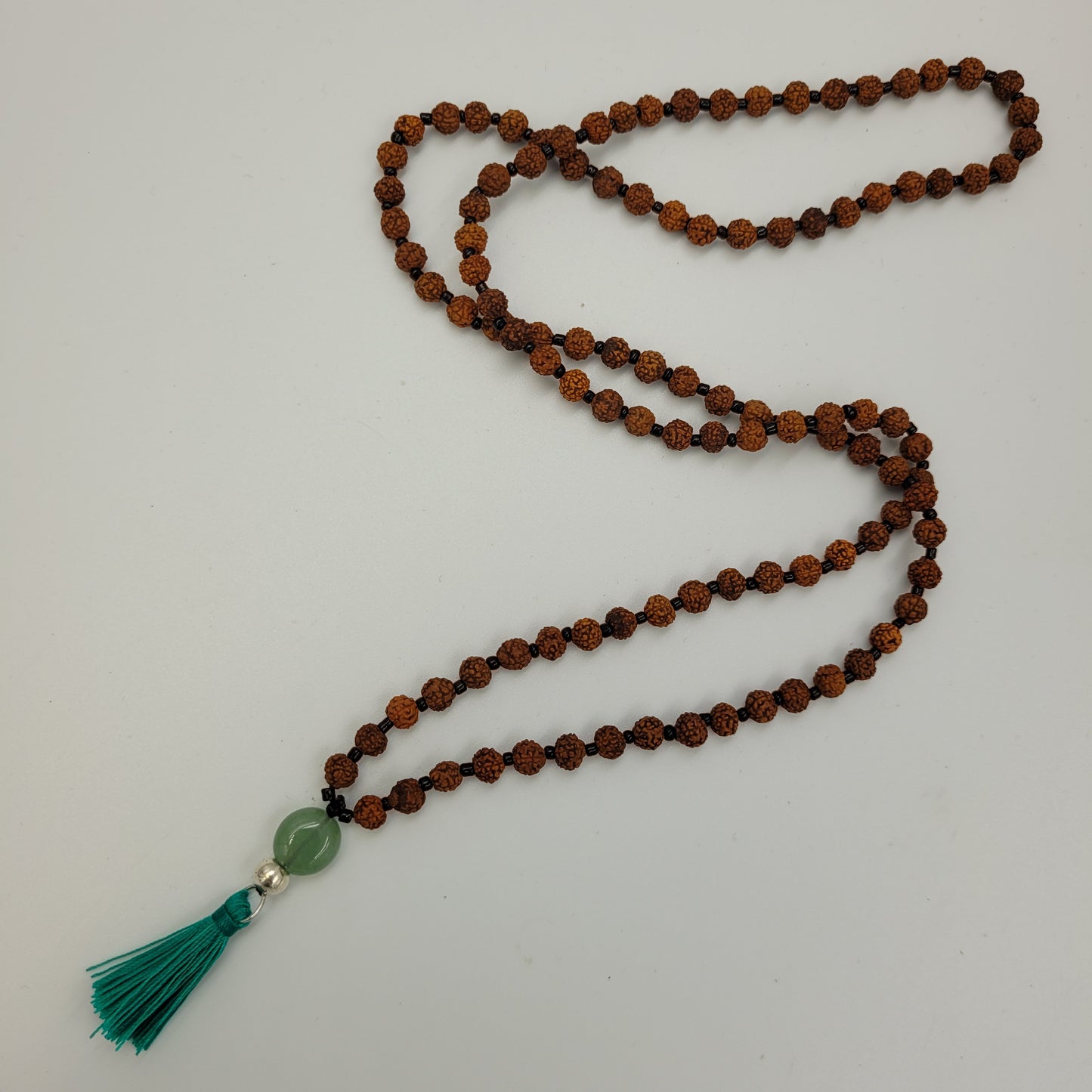 Rudraksha Beads /Aventurine Necklace