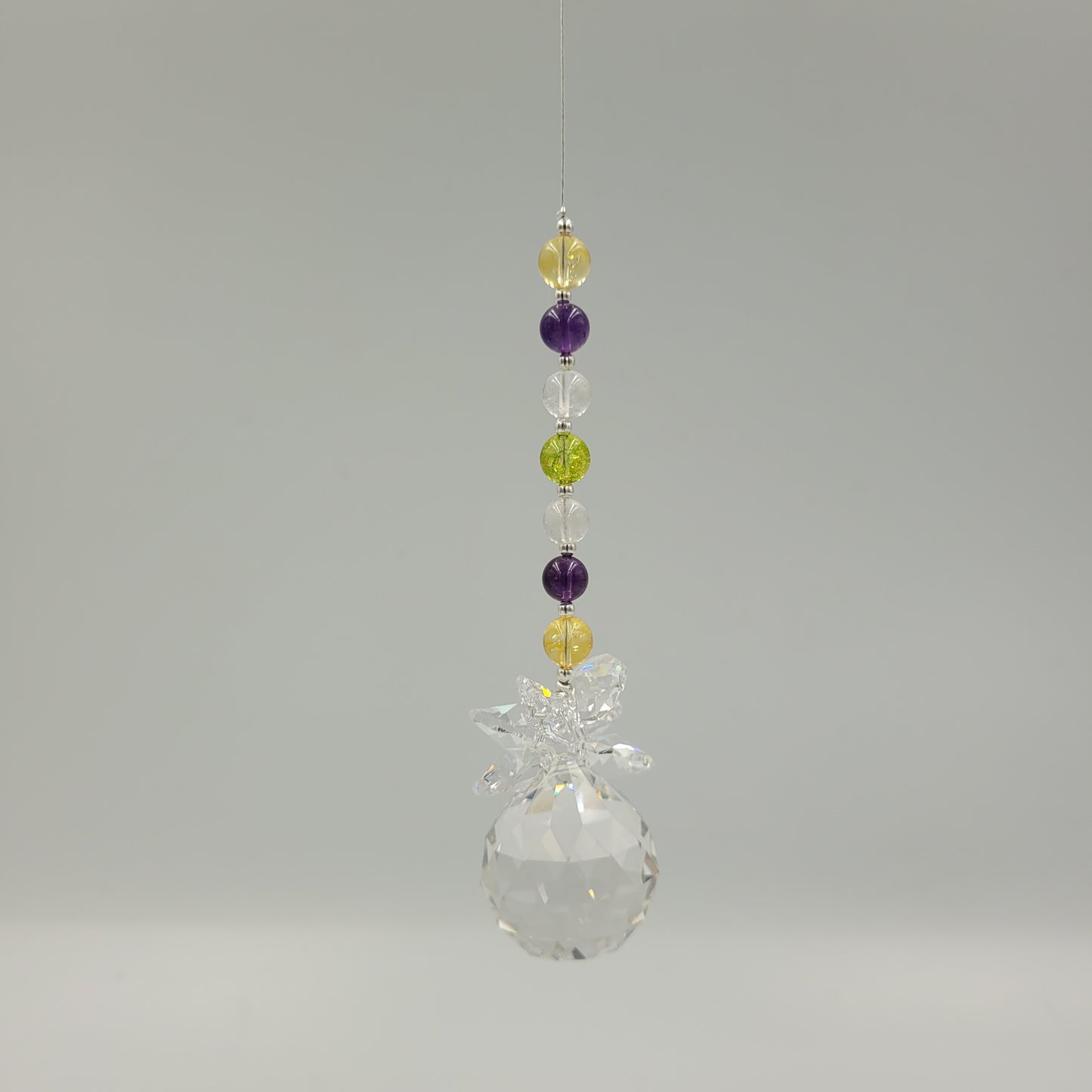 Prosperity Chakra Crystal Suncatcher