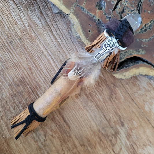 Indian Wand Bull, Clear quartz