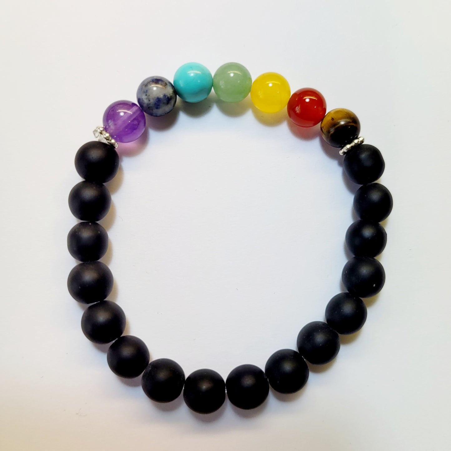 Bracelet Chakra Balance & Black Onyx 8mm