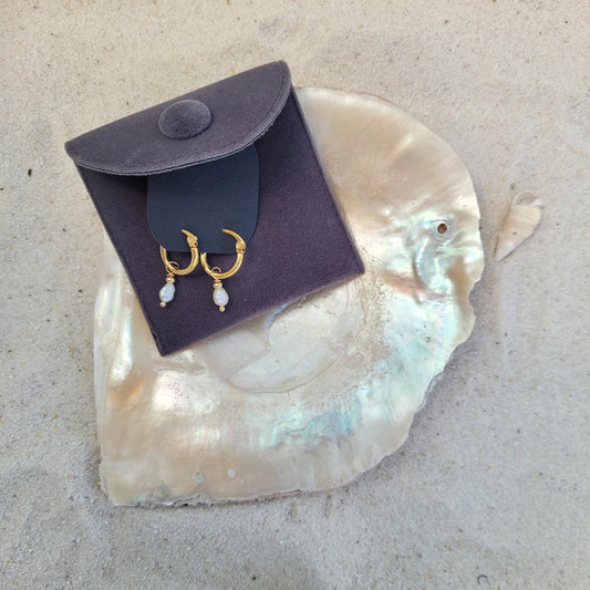 Freshwater Pearl 18K Gold Plated Earrings