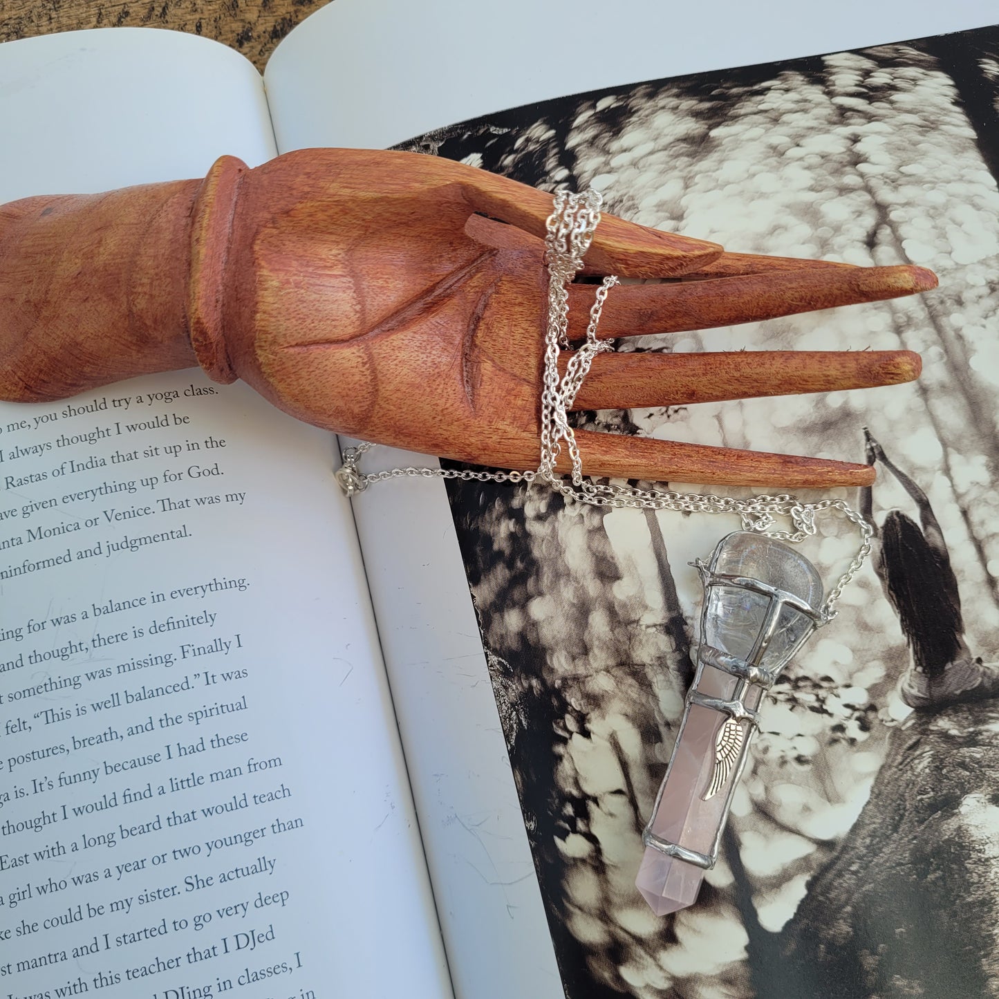 Angelic Crystal Wand Necklace