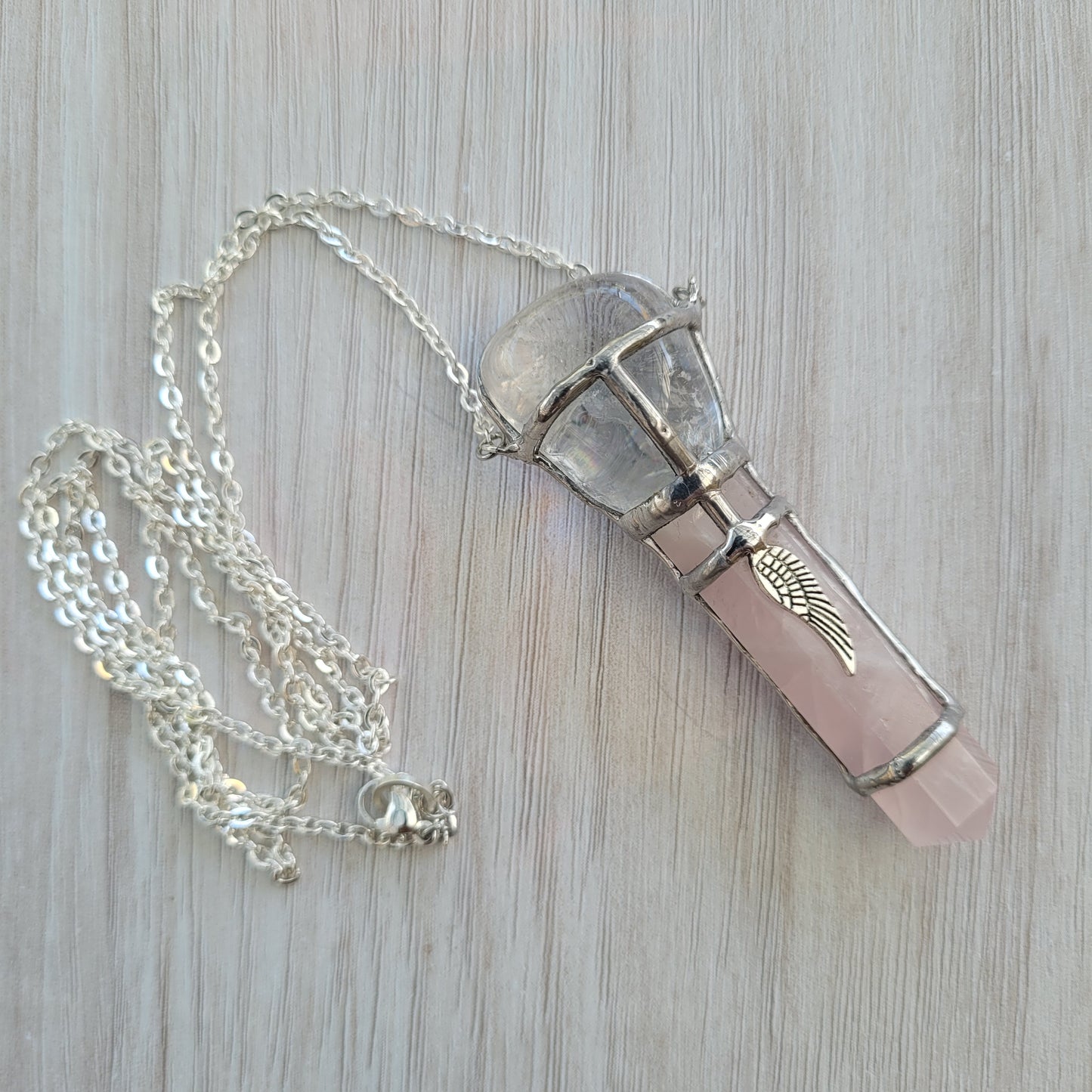 Angelic Crystal Wand Necklace