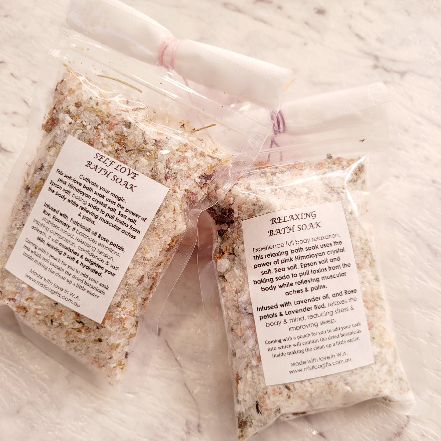 Organic Flowers Bath Soak / Self Love