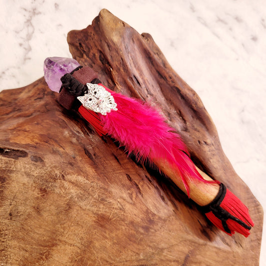 Indian Wand Wolf, Amethyst