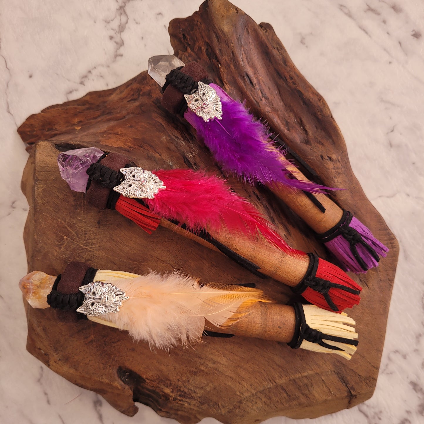 Indian Wand Wolf, Amethyst