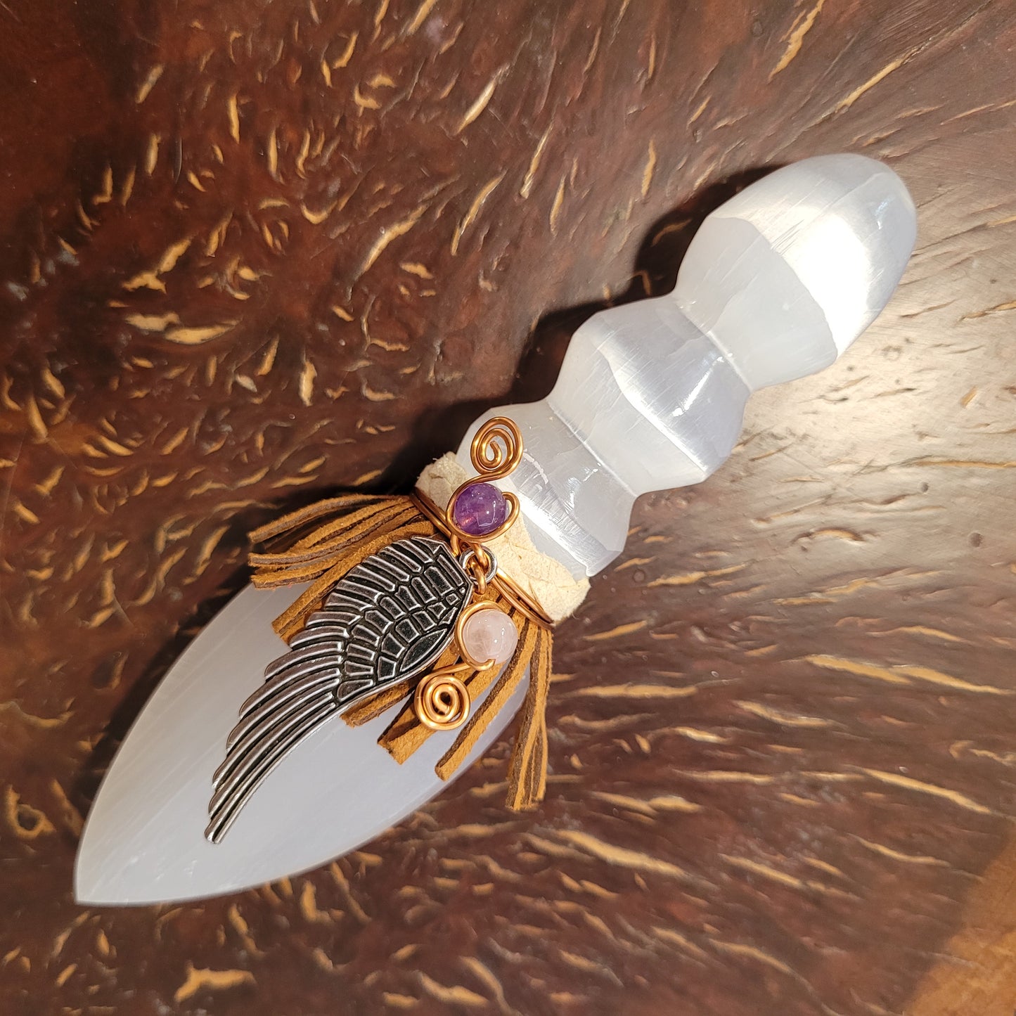 Selenite Sword Small /Wings
