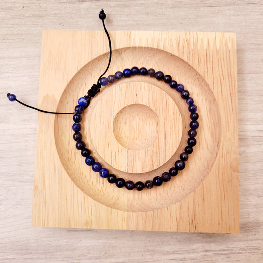 Bracelets 4mm Stones/ Sodalite
