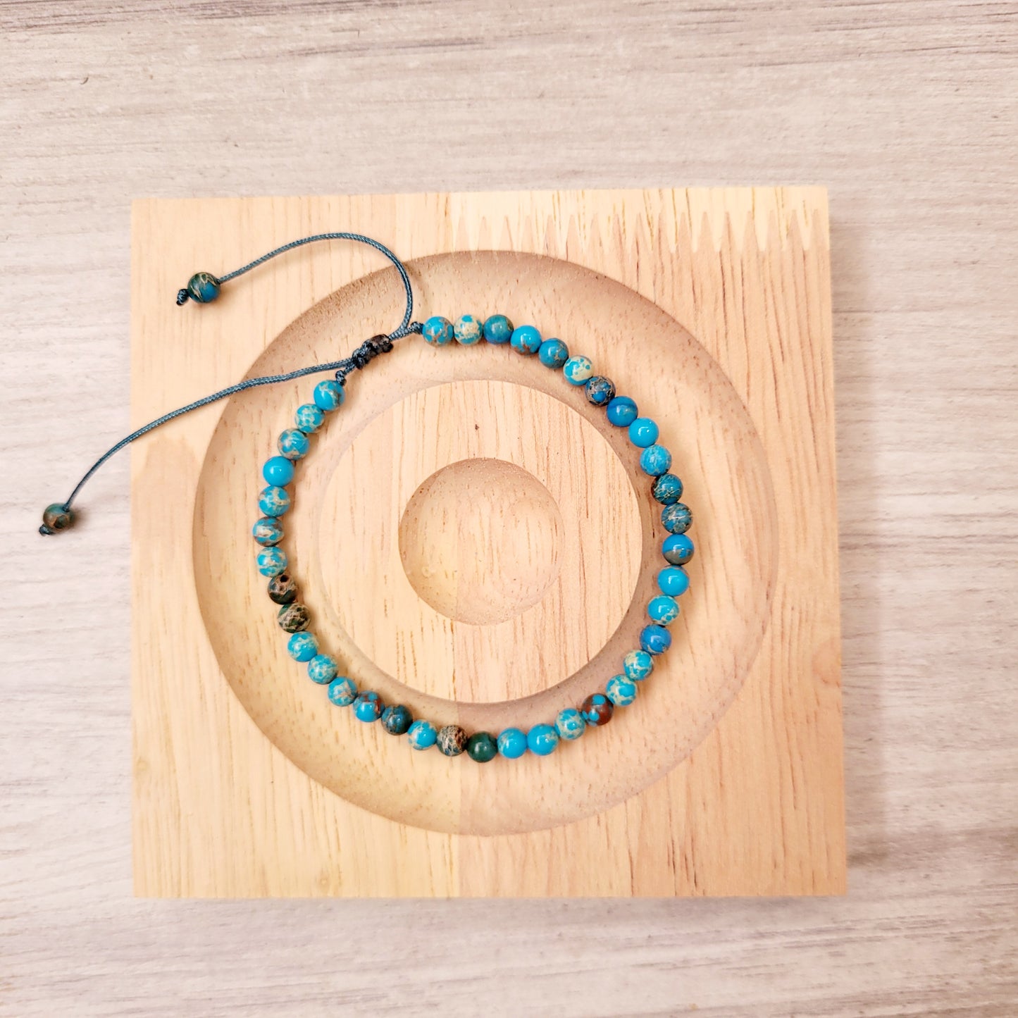 Bracelets 4mm Stones/ Imperial Jasper