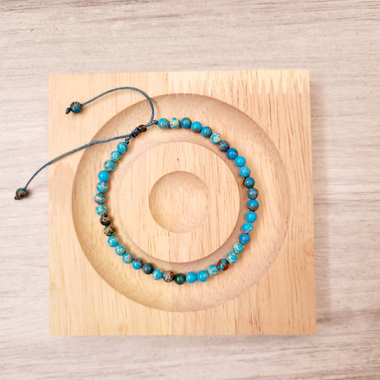 Bracelets 4mm Stones/ Imperial Jasper