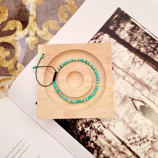 Bracelets 4mm Stones/ Sea Sediment Jasper