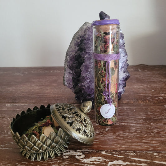 Smudge Tube Floral Full Moon Ritual