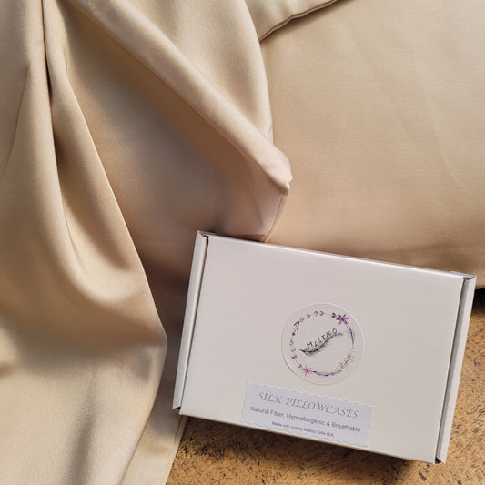 Silk Pillowcases Beige