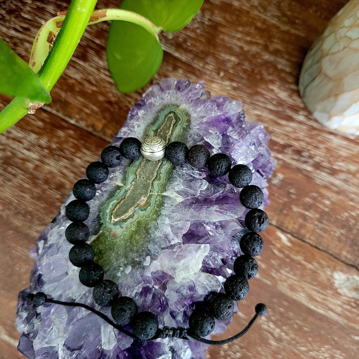 Bracelet Aromatherapy Lava 8mm stone