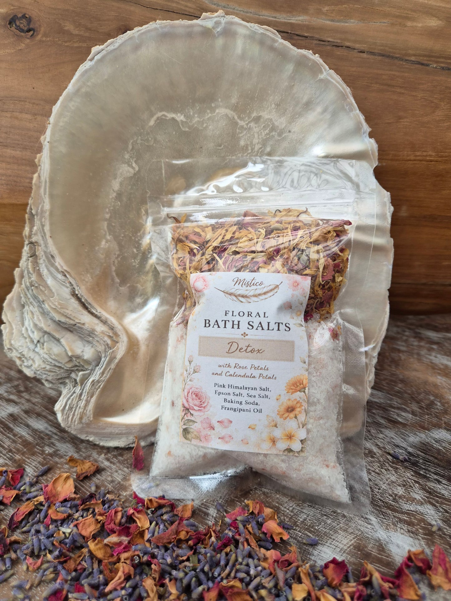 Floral Bath Salts Sachet / Detox