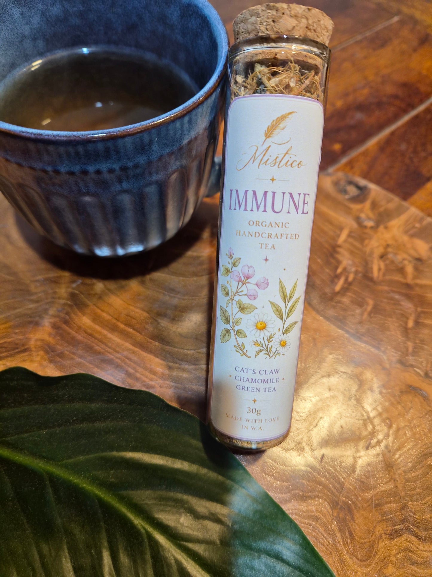 Organic Handcrafted Tea Tube Immune