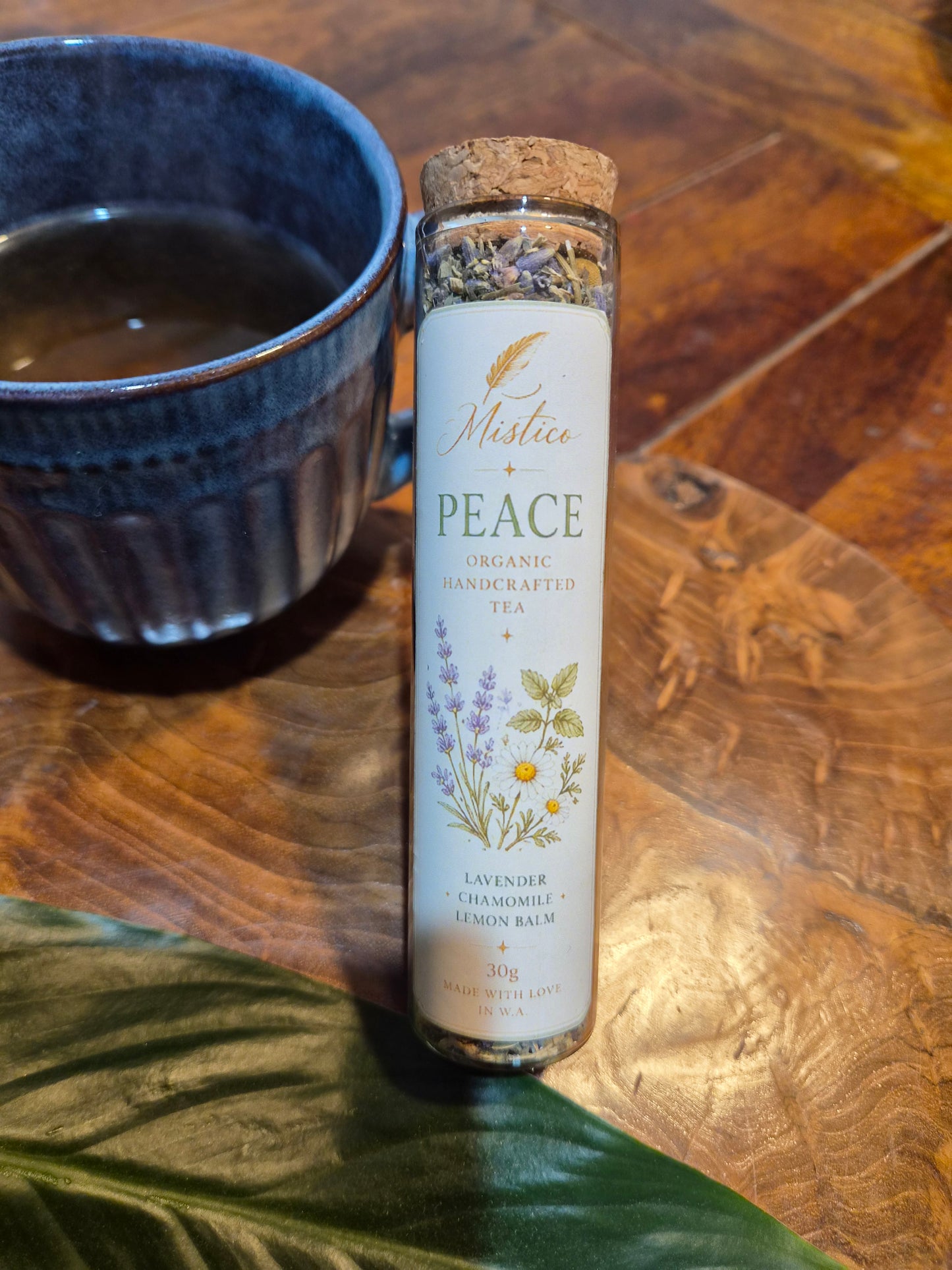 Organic Handcrafted Tea Tube Peace