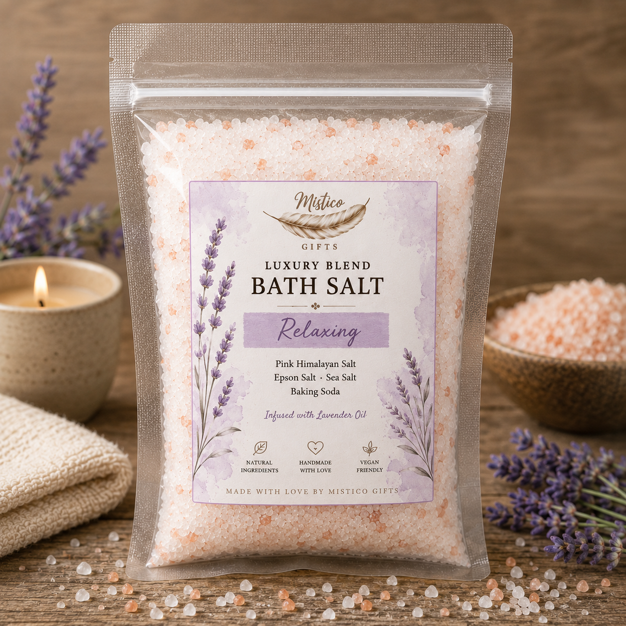 Luxury Blend Bath Salt Sachet/ Relaxing