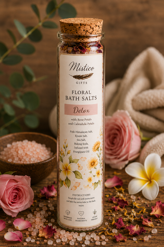 Floral Bath Salts Tube / Detox