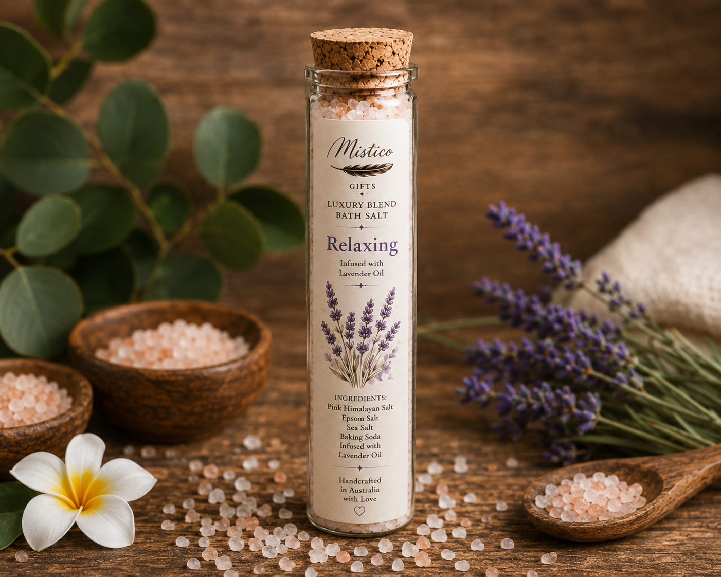 Luxury Blend Bath Salt Tubo/ Relaxing