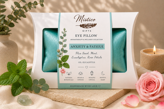 Luxury Aromatherapy Silk Eye Pillow -Anxiety & Fatigue