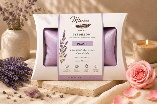Luxury Aromatherapy Silk Eye Pillow - Peace