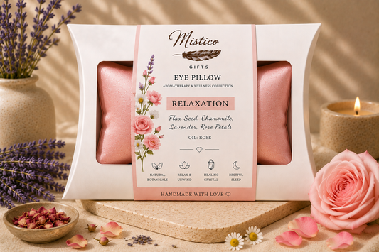 Luxury Aromatherapy Silk eye Pillow - Relaxation