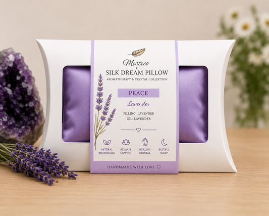 Luxury Aromatherapy Silk Dream Pillow - Peace