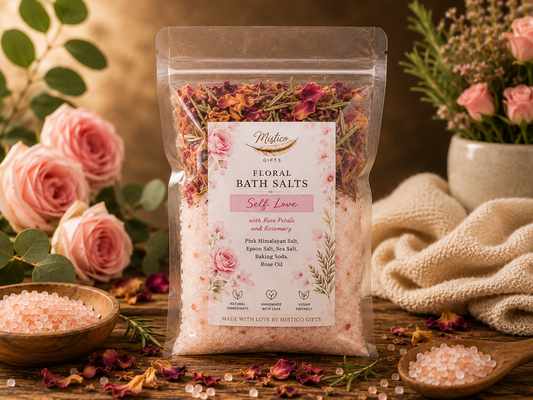 Floral Bath Salts Sachet / Self Love