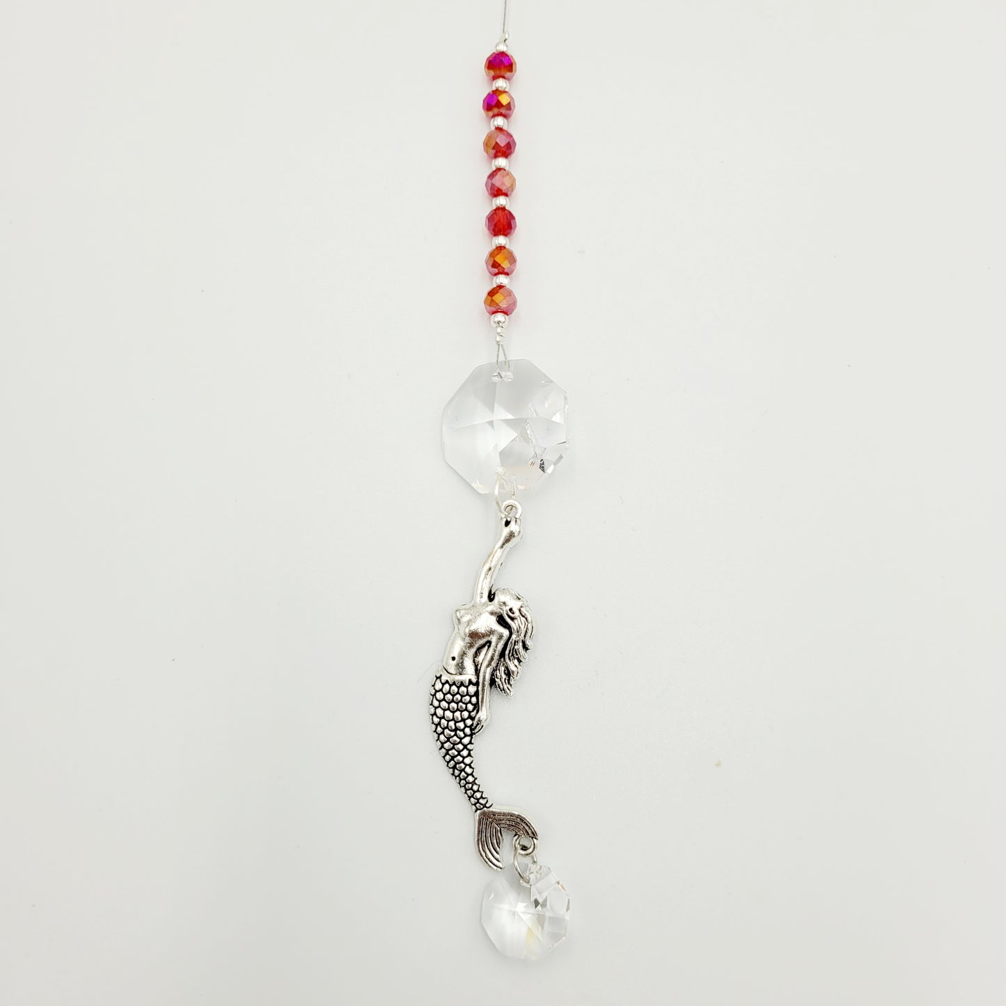 Mermaid Crystal Suncatcher Large