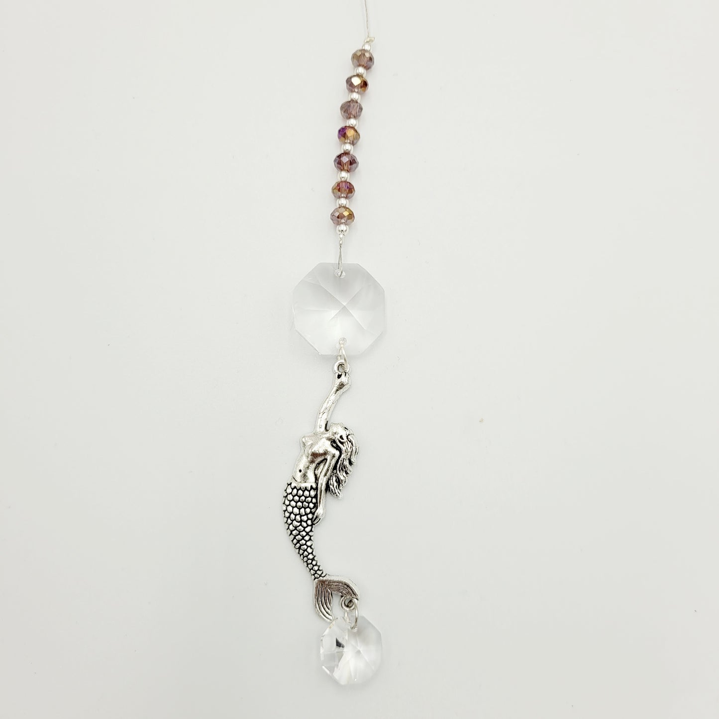 Mermaid Crystal Suncatcher Large