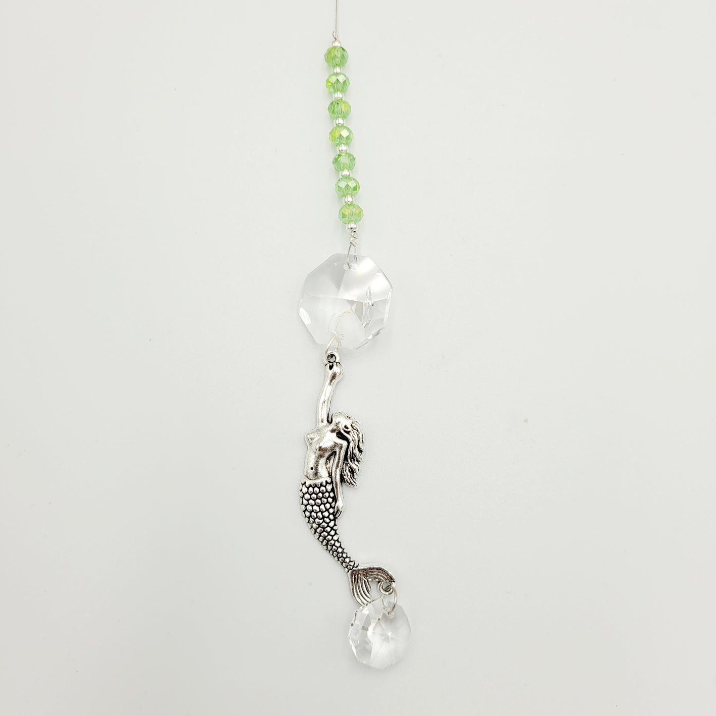 Mermaid Crystal Suncatcher Large