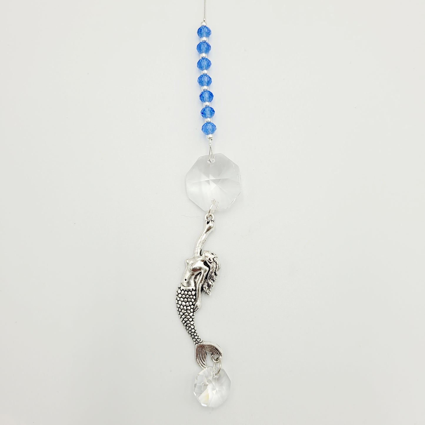 Mermaid Crystal Suncatcher Large