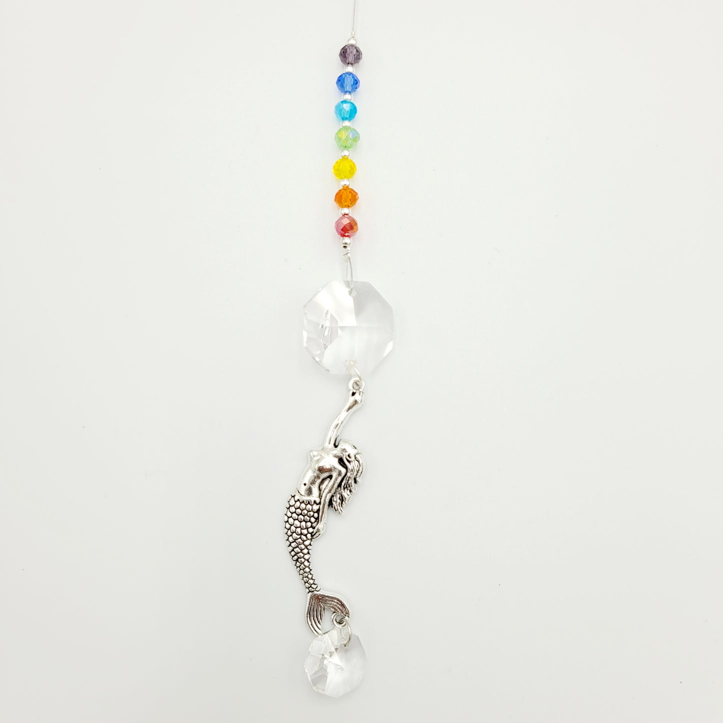 Mermaid Crystal Suncatcher Large