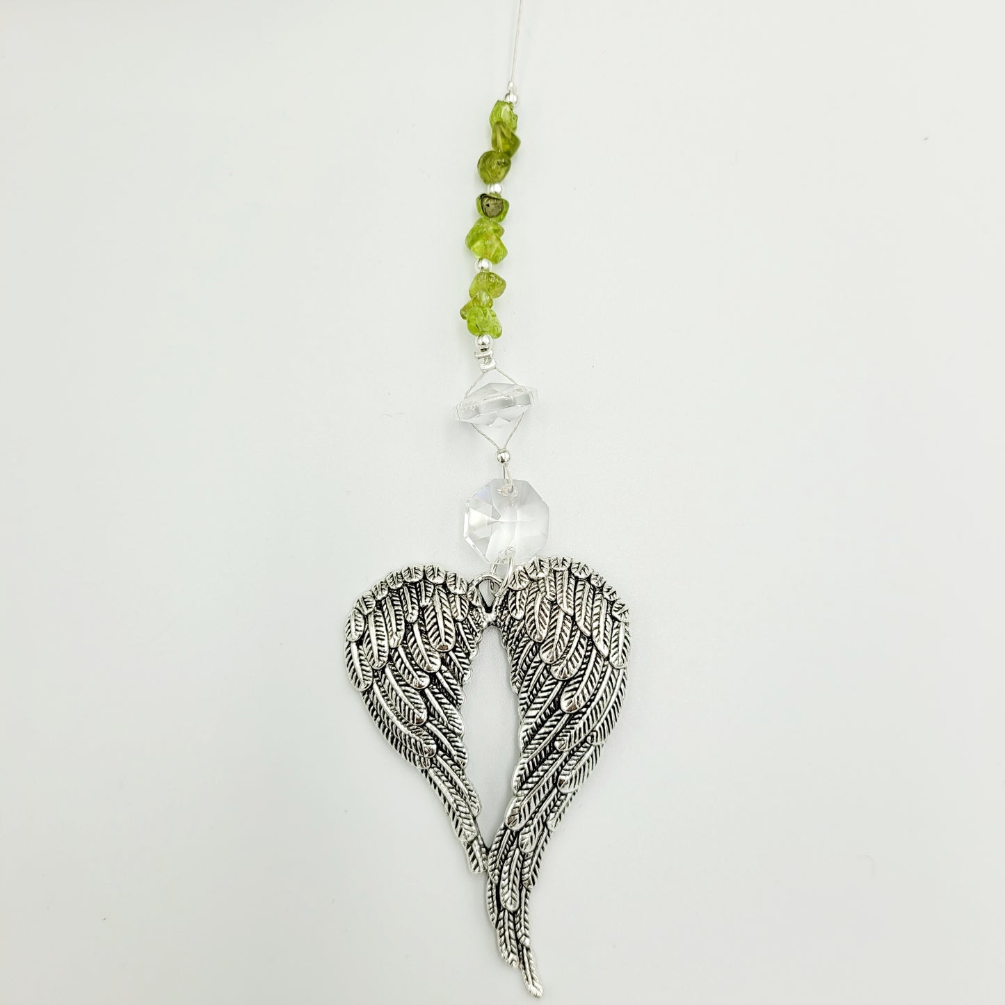 Angel x large wing Crystal Charm Suncatcher