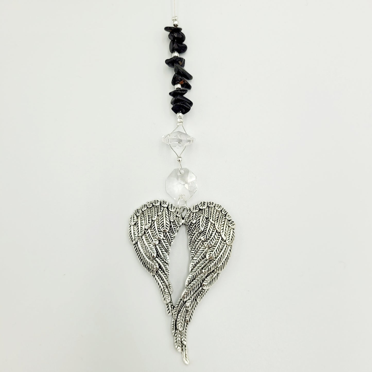 Angel x large wing Crystal Charm Suncatcher