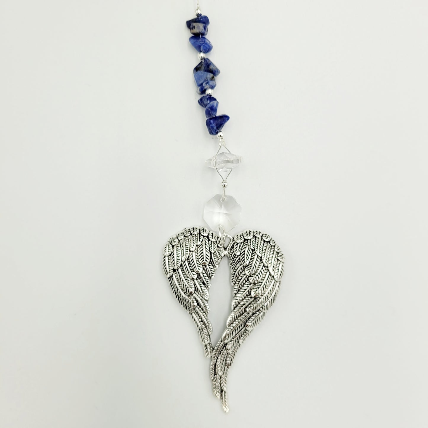 Angel x large wing Crystal Charm Suncatcher